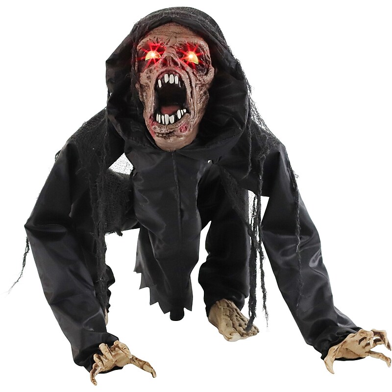 Haunted Hill Farm Animatronic Growling Zombie Dog (HHDOG-1FLSA) image 1