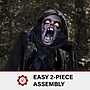 Haunted Hill Farm Animatronic Growling Zombie Dog (HHDOG-1FLSA)~#|#~sp218922067_sc7