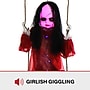Haunted Hill Farm Giggling Zombie Girl on a Swing Animatronic (HHGIRL-6HLS)~#|#~sp218922120_sc7
