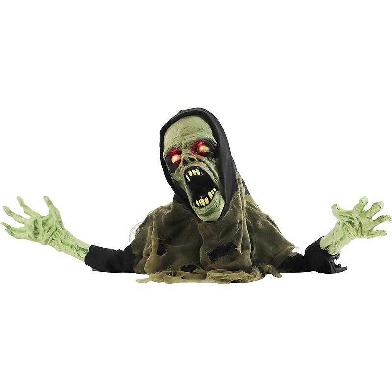 Haunted Hill Farm 21" Animatronic Zombie Groundbreaker (HHRPR-1LSA) image 1