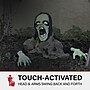 Haunted Hill Farm 21" Animatronic Zombie Groundbreaker (HHRPR-1LSA)~#|#~sp218922344_sc7