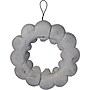 Haunted Hill Farm 15.7" Dungeon Skull Hanging Wreath (HHSKEL-11WRTH)~#|#~sp218922402_sc7
