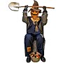 Haunted Hill Farm Motion-Activated Talking Smiling Jack the Sitting Scarecrow (HHSTPUMP-1FLSA)~#|#~sp218922530_sc7