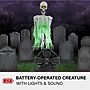 Haunted Hill Farm Motion-Activated Floating Skeleton Ghost Over Tombstone (HHTMBSKEL-2LS)~#|#~sp218922553_sc7