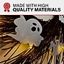 Haunted Hill Farm 20" Battery-Operated Twig Wreath with Lights & Spooky Ghosts (HHWRTHGHST-1BR)~#|#~sp218923186_sc7