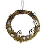 Haunted Hill Farm 15" Grapevine Wreath with Spiders, Tombstones, & Haunted Houses (HHWRTHTOMB-0BR)~#|#~sp218923208_sc7