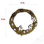 Haunted Hill Farm 15" Grapevine Wreath with Spiders, Tombstones, & Haunted Houses (HHWRTHTOMB-0BR)~#|#~sp218923210_sc7