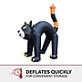 Haunted Hill Farm 10' Tall Pre-lit Black Cat Inflatable (HIBCAT103-L)~#|#~sp218923233_sc7