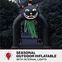 Haunted Hill Farm 10' Tall Pre-lit Black Cat Arch Inflatable (HIBCATARCH101-L)~#|#~sp218923242_sc7