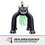 Haunted Hill Farm 10' Tall Pre-lit Black Cat Arch Inflatable (HIBCATARCH101-L)~#|#~sp218923245_sc7