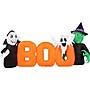 Haunted Hill Farm 6.5' Wide Pre-lit Inflatable Boo Sign (HIBOOSGN061-L)~#|#~sp218923380_sc7