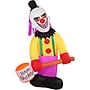 Haunted Hill Farm 8' Tall Pre-lit Clown Inflatable (HICLOWN081-LA)~#|#~sp218923409_sc7