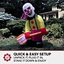 Haunted Hill Farm 8' Tall Pre-lit Clown Inflatable (HICLOWN081-LA)~#|#~sp218923414_sc7