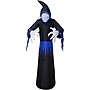 Haunted Hill Farm 8' Tall Pre-lit Musical Grim Reaper Inflatable (HIGRIMRP081-L)~#|#~sp218923442_sc7