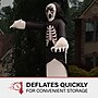 Haunted Hill Farm 12' Tall Pre-lit Grim Reaper Inflatable (HIGRIMRP121-L)~#|#~sp218923583_sc7