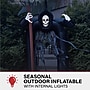 Haunted Hill Farm 10' Tall Pre-lit Musical Grim Reaper Arch Inflatable (HIHARCH101-L)~#|#~sp218923594_sc7