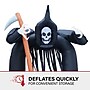Haunted Hill Farm 10' Tall Pre-lit Musical Grim Reaper Arch Inflatable (HIHARCH101-L)~#|#~sp218923597_sc7