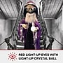 Haunted Hill Farm Animatronic Talking Wizard & Crystal Ball (HHWIZARD-1FLSA)~#|#~sp218924279_sc7