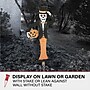 Haunted Hill Farm 46" Skeleton Holding a Carved Pumpkin Lawn Art (HHWOODSKL-0BL)~#|#~sp218924393_sc7