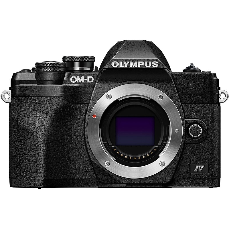 Olympus OM-D E-M10 Mark IV 20.3 Megapixel Mirrorless Camera Body Only, Black (V207130BU000) image 1