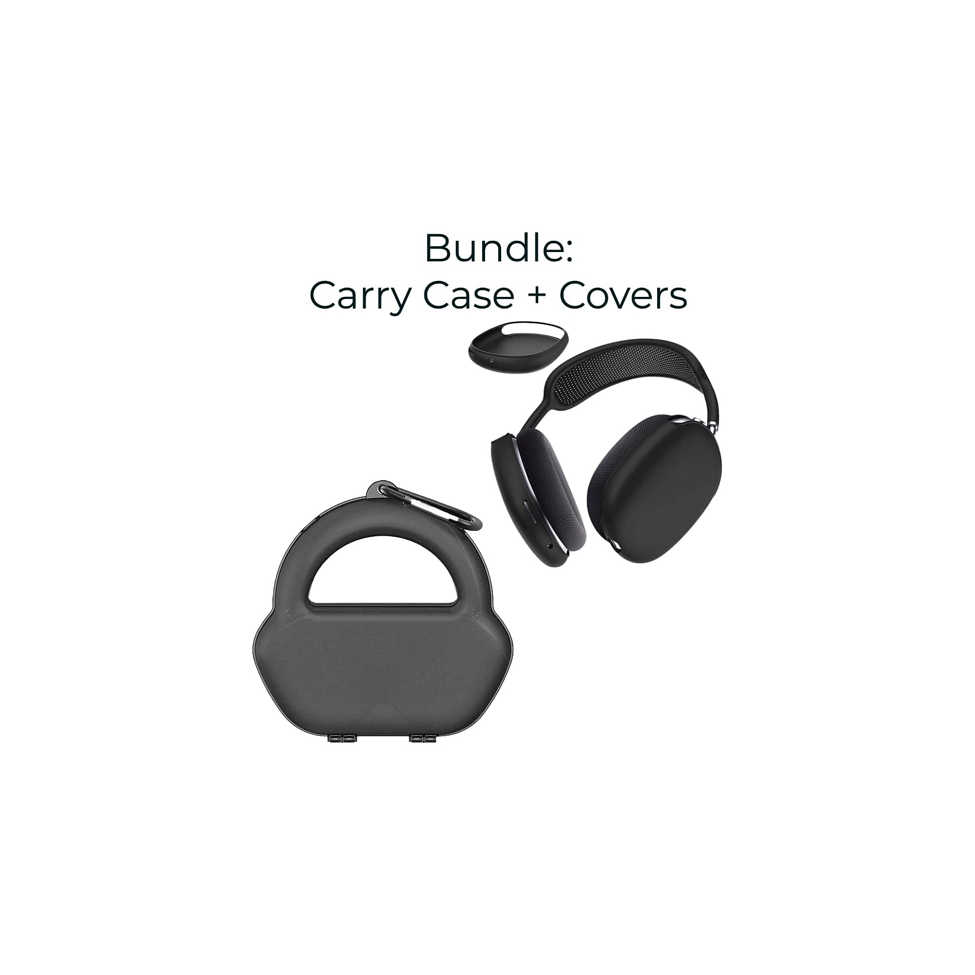 SaharaCase Travel Carry Case for Apple AirPods Max Bundle with Airpods Max Covers (HP00010-HP00001) Sansujyuku sansujyuku.com