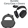 SaharaCase Travel Carry Case for Apple AirPods Max Bundle with Airpods Max Covers (HP00010-HP00001)~#|#~sp220087692_sc7