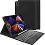 SaharaCase Apple iPad Pro 12.9" (4th,5th, and 6th Gen 2020-2022) Bundle, Keyboard Folio Case with Tempered Glass Screen, Black~#|#~sp220088021_sc7