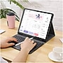 SaharaCase Apple iPad Pro 12.9" (4th,5th, and 6th Gen 2020-2022) Bundle, Keyboard Folio Case with Tempered Glass Screen, Black~#|#~sp220088024_sc7