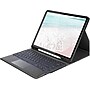 SaharaCase Apple iPad Pro 12.9" (4th,5th, and 6th Gen 2020-2022) Bundle, Keyboard Folio Case with Tempered Glass Screen, Black~#|#~sp220088027_sc7