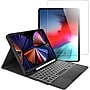 SaharaCase Apple iPad Pro 12.9" (4th,5th, and 6th Gen 2020-2022) Bundle, Keyboard Folio Case with Tempered Glass Screen, Black~#|#~sp220088028_sc7