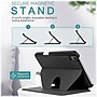 SaharaCase Apple iPad mini A17 Pro & 6th Generation 2021 Protection Bundle, Multi-Angle Case with Tempered Glass Screen, Black~#|#~sp220088072_sc7