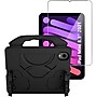 SaharaCase Apple iPad mini A17 Pro & 6th Generation 2021 Protection Bundle, KidProof Case with Tempered Glass Screen, Black~#|#~sp220088155_sc7