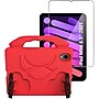 SaharaCase Apple iPad mini A17 Pro & 6th Generation 2021 Protection Bundle, KidProof Case with Tempered Glass Screen, Red~#|#~sp220088164_sc7