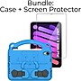 SaharaCase Apple iPad mini A17 Pro & 6th Generation 2021 Protection Bundle, KidProof Case with Tempered Glass Screen, Blue~#|#~sp220088165_sc7