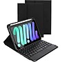 SaharaCase Apple iPad mini A17 Pro & 6th Generation 2021 Protection Bundle, Keyboard Folio Case with Tempered Glass, Black~#|#~sp220088182_sc7