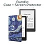 SaharaCase Kindle Paperwhite (11th Gen 2021-2023) Protection Bundle, Folio Case & Tempered Glass Screen, Blue/White~#|#~sp220088331_sc7
