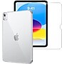 SaharaCase Apple 10.9" iPad (10th Generation) Protection Bundle, Hybrid Flex Hard Shell Case with Tempered Glass Screen, Clear~#|#~sp220088645_sc7