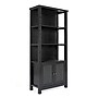Flash Furniture Stella 67.75" 3-Shelf Bookcase, Black Engineered Wood (ZG027BLK)~#|#~sp220246961_sc7