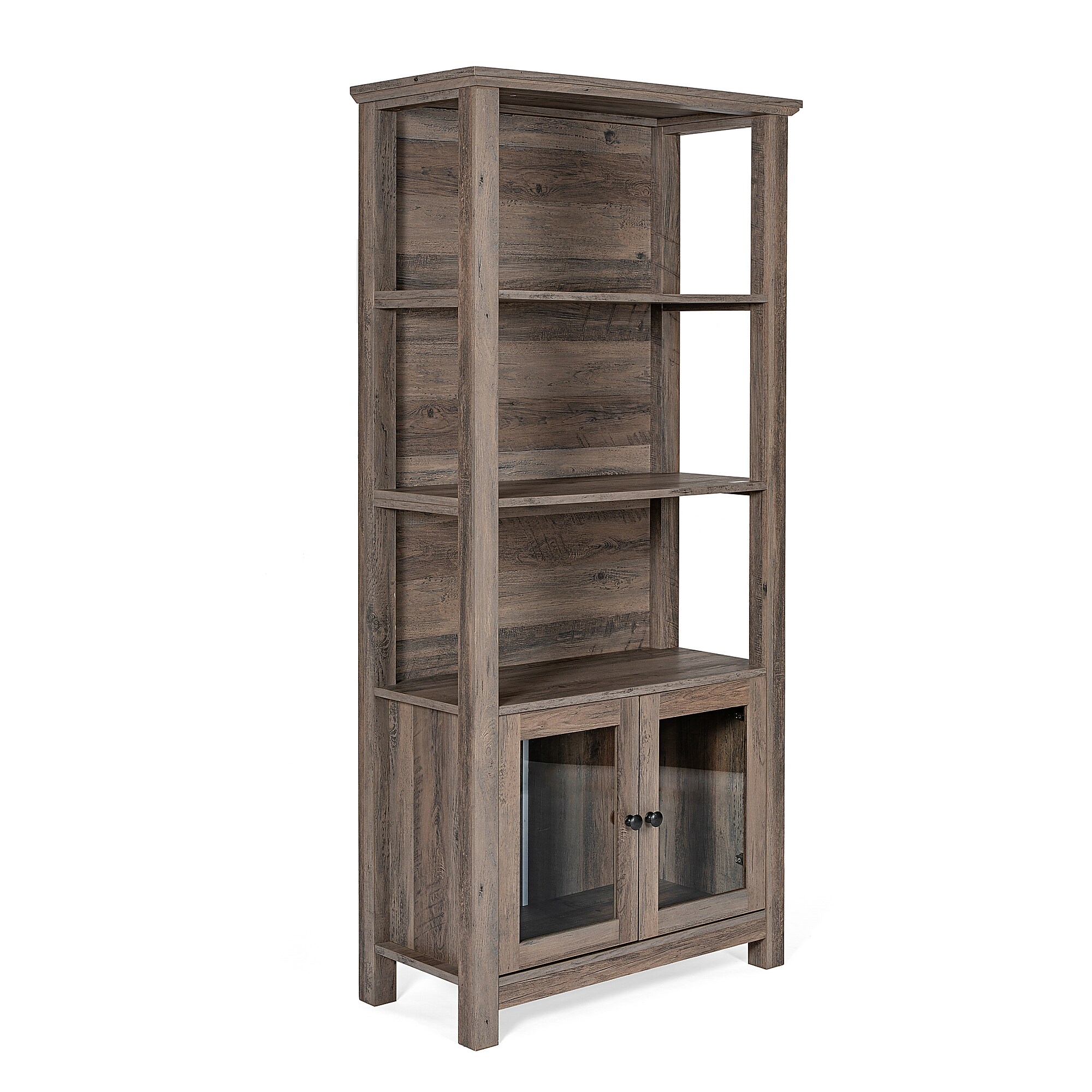 Flash Furniture Stella 67.75″ 3-Shelf Bookcase, Gray Wash Engineered Wood (ZG027GRYWSH) Sansujyuku sansujyuku.com