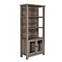 Flash Furniture Stella 67.75" 3-Shelf Bookcase, Gray Wash Engineered Wood (ZG027GRYWSH)~#|#~sp220246974_sc7