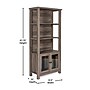 Flash Furniture Stella 67.75" 3-Shelf Bookcase, Gray Wash Engineered Wood (ZG027GRYWSH)~#|#~sp220246983_sc7