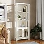 Flash Furniture Stella 67.75" 3-Shelf Bookcase, White Engineered Wood (ZG027WHT)~#|#~sp220247201_sc7
