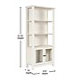 Flash Furniture Stella 67.75" 3-Shelf Bookcase, White Engineered Wood (ZG027WHT)~#|#~sp220247206_sc7