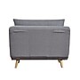 Flash Furniture Shaw Fabric Convertible Tri-Fold Sleeper Chair, Armless, Light Gray (BOBSBS031LTGRY)~#|#~sp220248636_sc7