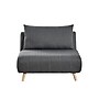 Flash Furniture Shaw Fabric Convertible Tri-Fold Sleeper Chair, Armless, Dark Gray (BOBSBS031DKGRY)~#|#~sp220248728_sc7