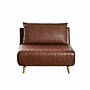 Flash Furniture Shaw LeatherSoft Convertible Tri-Fold Sleeper Chair, Armless, Brown (BOBSBS031BRN)~#|#~sp220248792_sc7