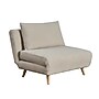 Flash Furniture Shaw Fabric Convertible Tri-Fold Sleeper Chair, Armless, Cream Boucle (BOBSBS031CRMBCL)~#|#~sp220248801_sc7