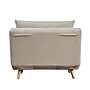 Flash Furniture Shaw Fabric Convertible Tri-Fold Sleeper Chair, Armless, Cream Boucle (BOBSBS031CRMBCL)~#|#~sp220248842_sc7