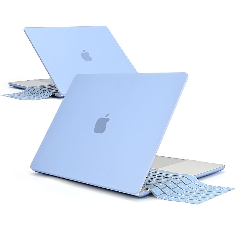 TechProtectus Hard-Shell Case/Keyboard Cover for Apple 15" Macbook Air 2023 M2, Serenity Blue (TP-SB-MA15M2) image 1