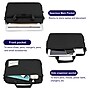 TechProtectus Shockproof Laptop Briefcase for 11-13" Laptops, Black (RTP-BK-BC13)~#|#~sp220249830_sc7